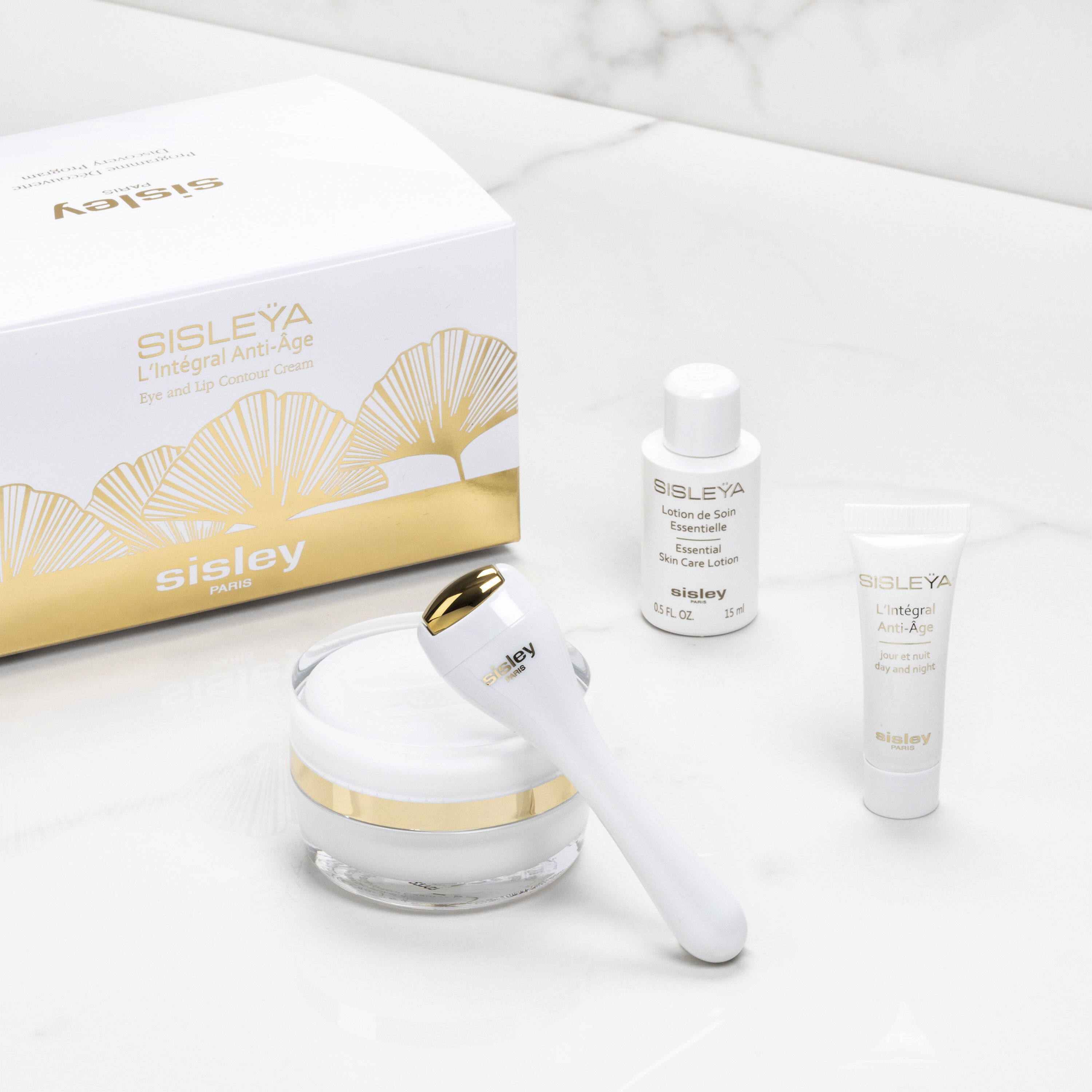 Sisleÿa L'Intégral Crème Anti-Âge pour les Yeux et les Lèvres - Ensemble Découverte
