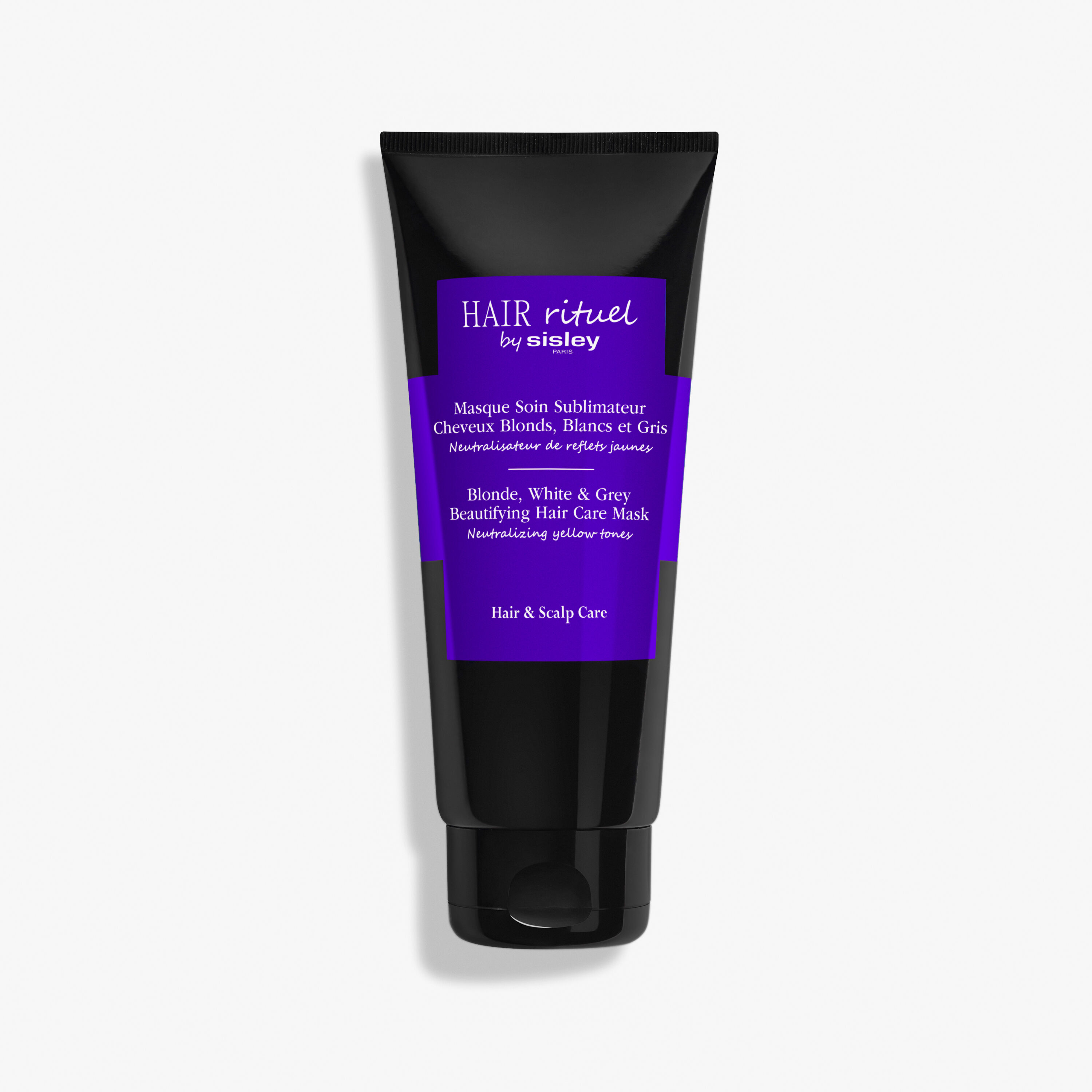 Masque soin beauté pour cheveux blonds, blancs et grisonnants