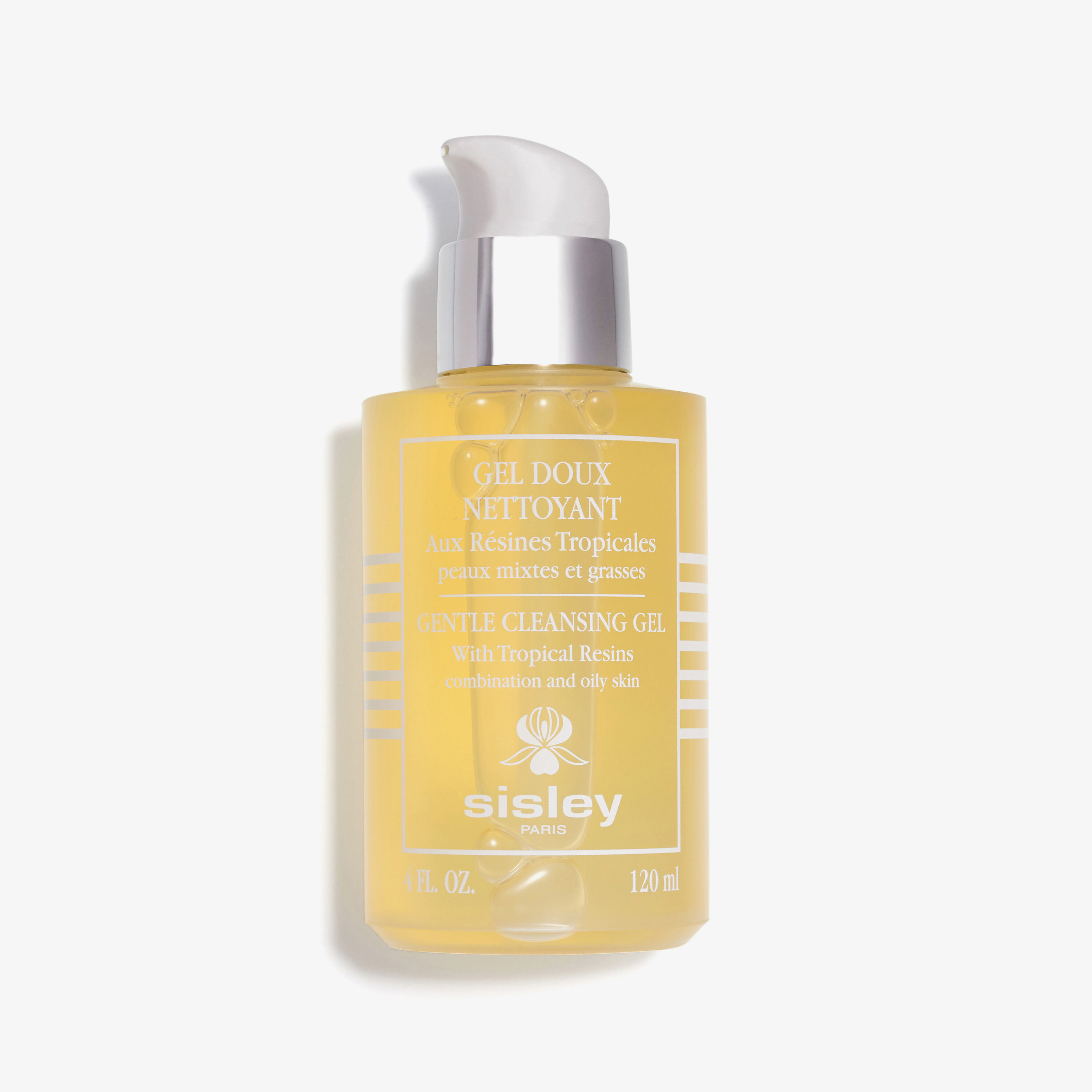 Gel nettoyant doux avec résines tropicales